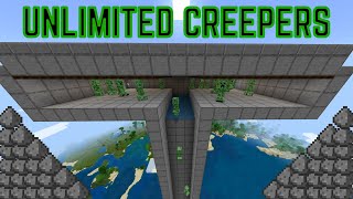 118 Efficient CreeperGunpowder Farm  Minecraft Bedrock [upl. by Ydnamron]