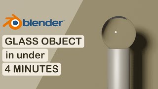 Blender Tutorial Glass Object in Cycles and Eevee 2023 [upl. by Sirak]