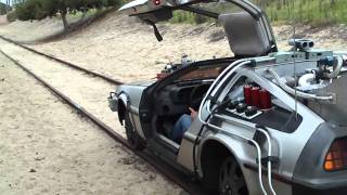 Delorean on Train Tracks [upl. by Anowahs]