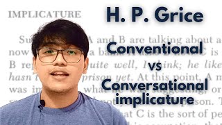 Grices Logic and Conversation 1975 Conversational Implicature  Implikatur dan Prinsip Kerjasama [upl. by Michale]