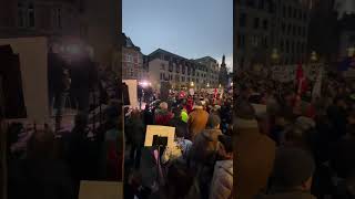 Bad Kreuznach Germany January 30 2024 Demokratie Verteidigen demo [upl. by Ahsatniuq]