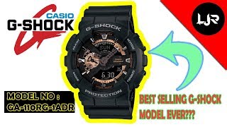 CASIO GSHOCK GA110RG1ADR BlackRose Gold [upl. by Eesdnyl]