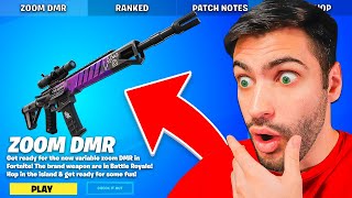 🔴 New ZOOM DMR UPDATE Soon in FORTNITE [upl. by Ailuig679]