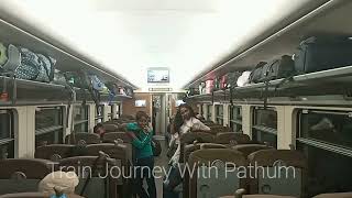 බදුලු කෝච්චියේ First Class එකේ රවුමක් යමු Badulla to Colombo Train First Class AC in Sri lanka [upl. by Ecitsuj]