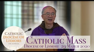 LIVE Catholic Mass  Diocese of Lismore NSW Australia 29 March 2020 [upl. by Leind]