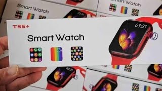 T55 Dual Strap Smart Watch A to Z Review Settings  Smart Watch Settings  Bluetooth  How To Use [upl. by Nnaycnan87]