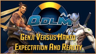 Overwatch  Genji Vs Hanzo  Expectation and Reality [upl. by Corene]