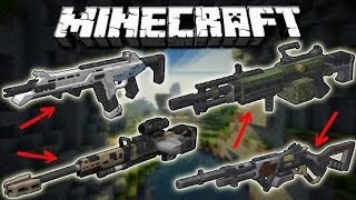 El addon de armas para minecraft bedrock [upl. by Pickford]