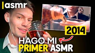 ASMR español recreo y reacciono a MI PRIMER ASMR 10 años DESPUES [upl. by Waechter]