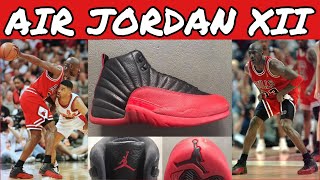 Michael Jordan Wearing The Air Jordan 12  Black Red Full Highlights [upl. by Merrilee]