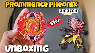 Prominence Pheonix Beyblade unboxing and review  pocket toon [upl. by Killen]