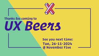 UX Beers  October  iO [upl. by Swan]