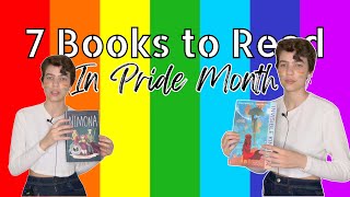 🌈 7 Books to Read in Pride Month  LGBTQIA Book Recommendations 📚 lgbtqbooks [upl. by Hanni]