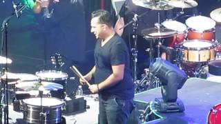 Marc Anthony Live HD on Drums with Jessie Caraballo 2017 Concert NYC Nassau Coliseum [upl. by Aitak324]