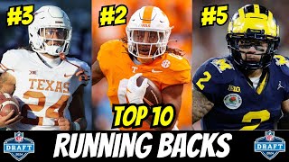 THESE are the Top 10 RBs in the 2024 NFL Draft [upl. by Adlee]