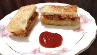 Stuffed Masala Sandwich sandwich masala breadrecipe [upl. by Spencer]