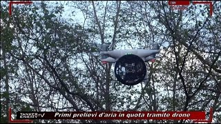 Primi prelievi daria in quota tramite drone [upl. by Teodorico]