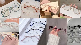 Glasses for round face😈glasses frames trendy Korean glasses🕶️stunning glasses luxyin Eyes 👁️glasses [upl. by Karmen755]