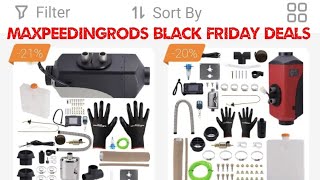 MAXPEEDINGRODS Diesel Heater Black Friday Discount [upl. by Wildon]