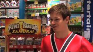 Power Rangers Samurai Launch Event with Aaron Cook [upl. by Ikaz208]