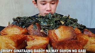 CRISPY GINATAANG BABOY NA MAY DAHON NG GABI [upl. by Karalee]