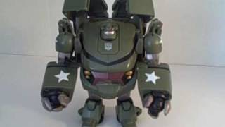 Transformers Animated Voyager Bulkhead Review [upl. by Drucie]