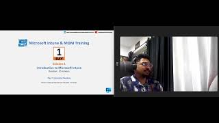 Microsoft Intune amp MDM Training  Day 1  Session 1 [upl. by Burkhardt]