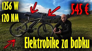 Nekupuj predražené elektrobicykle   Vlastný elektrobicykel  1250W 120NM  za 545 Eur [upl. by Carlina]