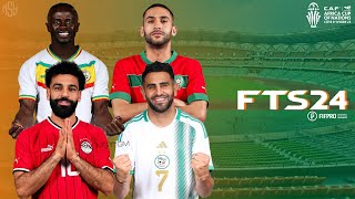 FTS 24 Mobile Android Full African cup AFCON23 🇨🇮  Best Graphics amp Offline ⚽ [upl. by Irakab589]