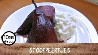 Lekker toetjes recept Stoofpeertjes [upl. by Eenattirb107]