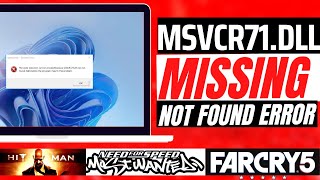 ✅How To Fix MSVCR71dll Missing  Not Found Error ❌ Windows 10\11\7💻 3264 bit [upl. by Mariano86]