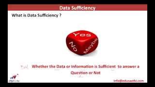 Logical Reasoning Data Sufficiency  wwwedusaathicom [upl. by Aenehs]