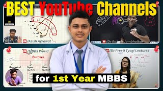 BEST YouTube Channels for FIRST Year of MBBS📚  Honest Opinion  Subham Sen [upl. by Haugen471]