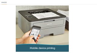 Brother Compact Monochrome Laser Printer HL L2350DW Wireless Printing Duplex Two Sided Printing [upl. by Aronson]