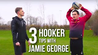 How to improve your Hooker Throw in Rugby with Jamie George [upl. by Avrit]