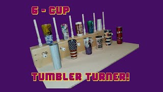 HOW TO BUILD a 6Turner Tumbler Turner for CHEAP [upl. by Gastineau375]