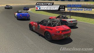 iRacing  Mazda MX5  Advanced Cup Series  Okayama International Circuit 🇯🇵 [upl. by Prue]