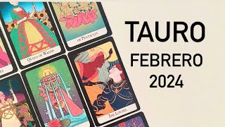 TAURO FEBRERO 2024 ♉️ “CONFÍA EN QUE LOS NUEVOS CAMINOS TRAERÁN BENDICIONES” 🌈 [upl. by Alena]