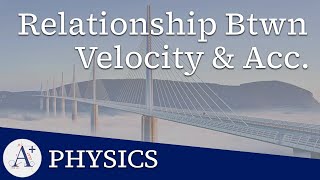 01  Kinematics  Relationship Between Velocity and Acceleration [upl. by Ikkir]