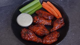 How to Make Sweet and Spicy Wings  Crispy Air Fryer Wings [upl. by Dedie]