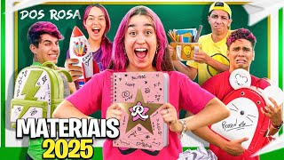 MATERIAL ESCOLAR DOS ROSA 2025 O melhor vence [upl. by Oiligriv620]