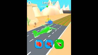 Shapeshifting Funny Race All Levels Gameplay Walkthrough Master Level 147 BeamNGdrive Shorts [upl. by Anilok]