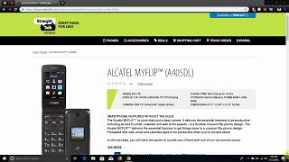 Alcatel MYFLIP™ A405DL  Straight Talk [upl. by Kinsman719]