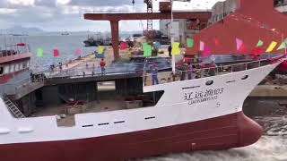 52M Tuna longline fishing vessel launch [upl. by Theone650]