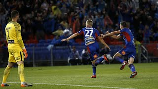 Stunning backheel volley lights up Aleague semifinal [upl. by Hirst]