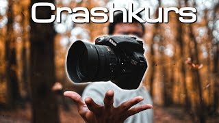 Fotografieren lernen  Crashkurs für Anfänger  ISO Blende Verschlusszeit [upl. by Anahs]