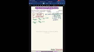 Some Basic Concepts of Chemistry  mole fraction amp weight by weight Problem  NEET JEE MCQs [upl. by Roon]