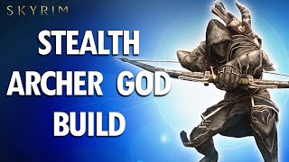 Skyrim Anniversary How to Make an OP STEALTH ARCHER GOD Build [upl. by Goulden]