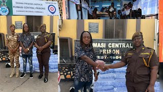 Sunsum Ahoufe Donates to the Kumasi Central Prisons Inmates Dashed Some Cash [upl. by Ainehs165]