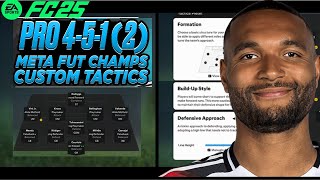 META 4512 CUSTOM TACTICS  INSTRUCTIONS FC 25 [upl. by Rosenblatt]